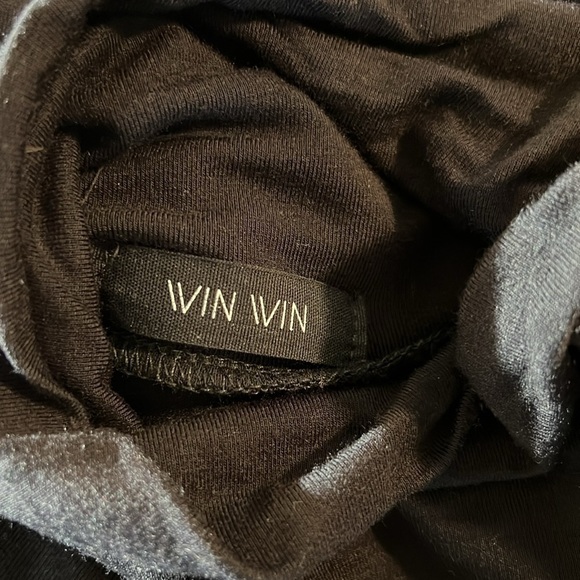 EUC Dollskill WinWin Cutout Blk Turtleneck Longleeve Bodysuit L - Picture 7 of 10